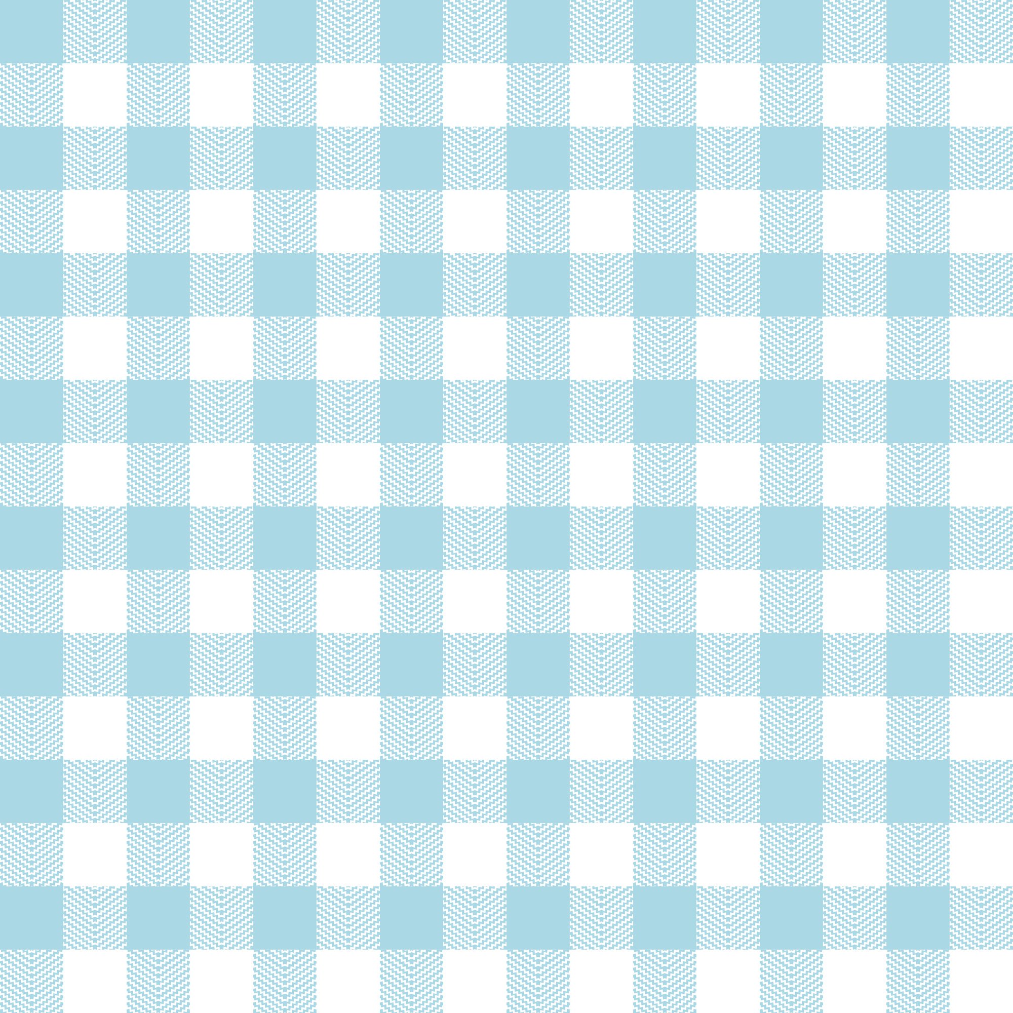 Gingham pattern in desaturated cyan. Herringbone textured seamless geometric vichy check plaid vector background graphic for spring summer dress, shirt, other modern fashion fabric design.